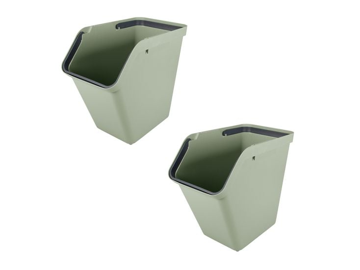 Sunware Sigma home 40 liter green sorteer unit - set van 2