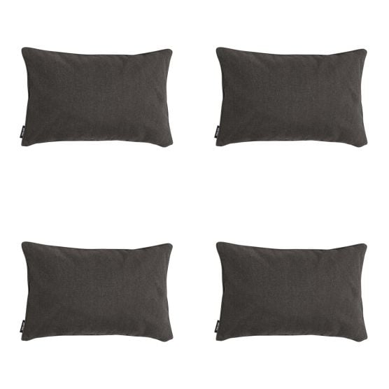 Madison Dark  canvas eco+ Sierkussen - Set van 4