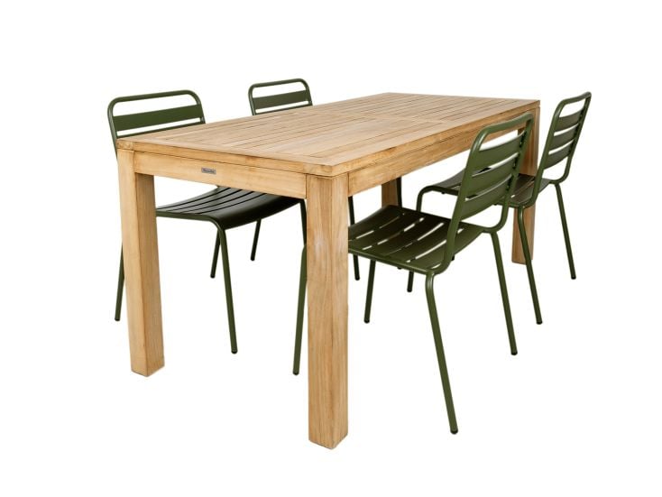 MaximaVida Java 150 cm olijfgroen tuinset
