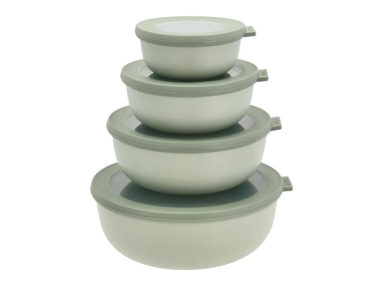 Mepal Cirqula 4-delige set ronde vershouddozen - Green