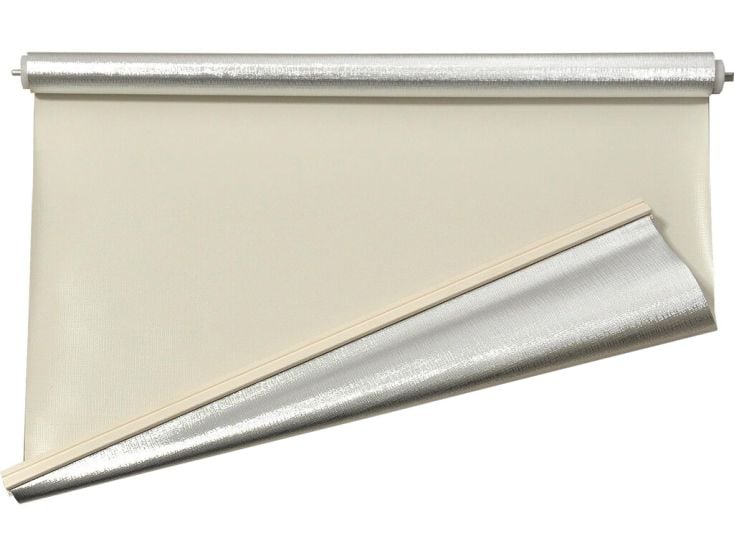 Remis Remisun Cream/Silver verduistering rolgordijn - 162 x 70 cm