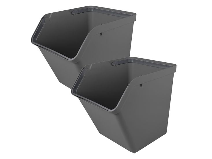 Sunware Sigma 60 liter set van 2 home sorteer units - Anthracite