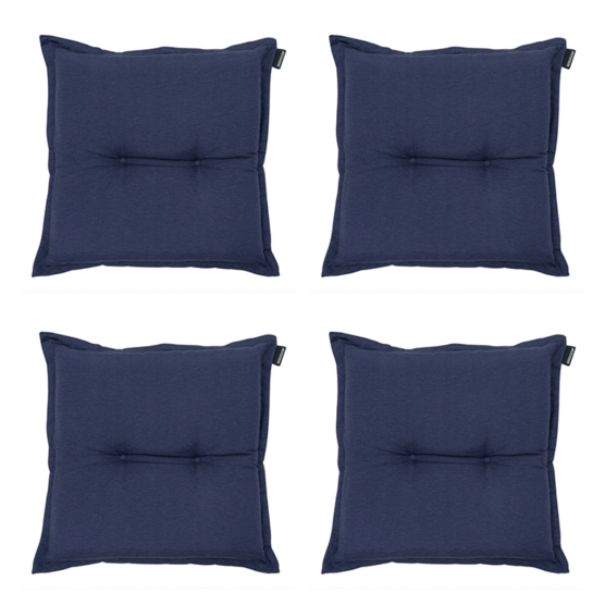 Madison Panama indigo Zitkussen - Set van 4