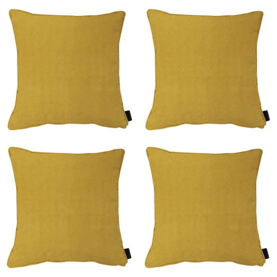 Madison Panama mustard Sierkussen - Set van 4
