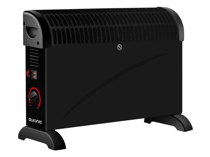 Auronic 2000 watt elektrische convectorkachel - Black