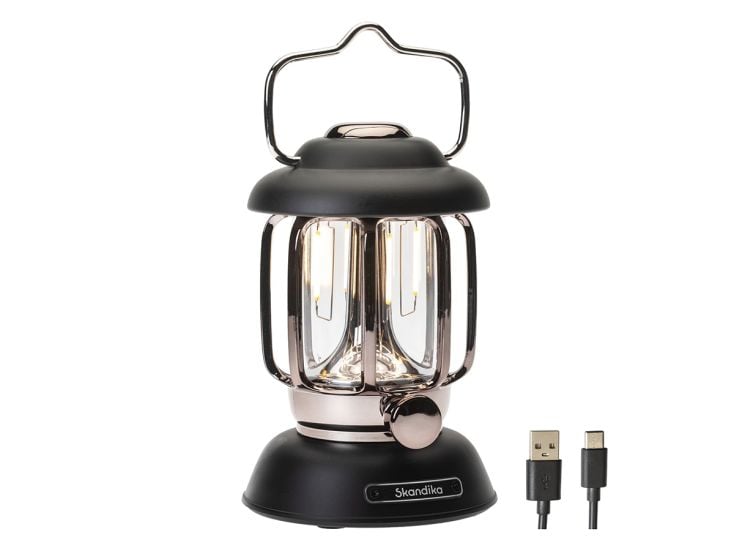 Skandika Forsol LED-lantaarn - Grey