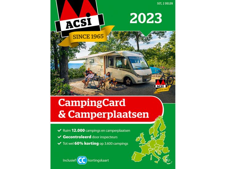 ACSI 2023 Campingcard & Camperplaatsen