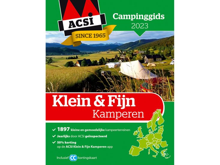 ACSI 2023 Klein & Fijn kamperen gids