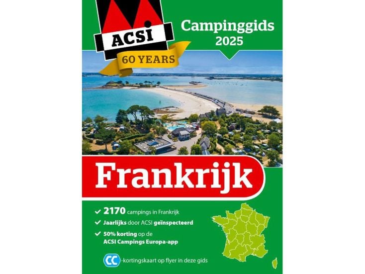 ACSI 2025 Frankrijk campinggids