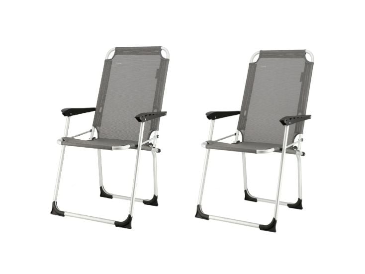 Travellife Ancona compact set van 2 stoelen - Grey