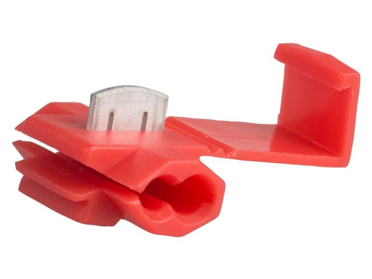 Aftakconnector 0,5 - 1,5 mm² rood set van 4 stuks