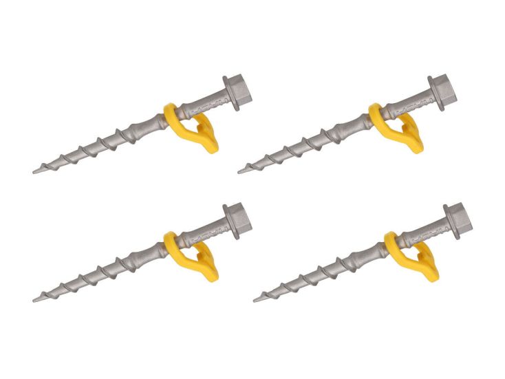 Haba Alu-Camp schroefharingen 15 cm - set van 4