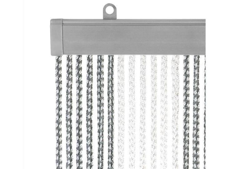 Arisol koordgordijn 190 x 60 cm - white/grey