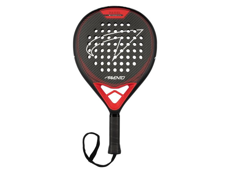 Avento Conquista Zwart/Rood padelracket