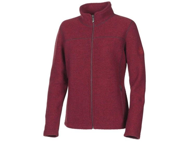 Ivanhoe Beata dames wollen vest - Deep Red