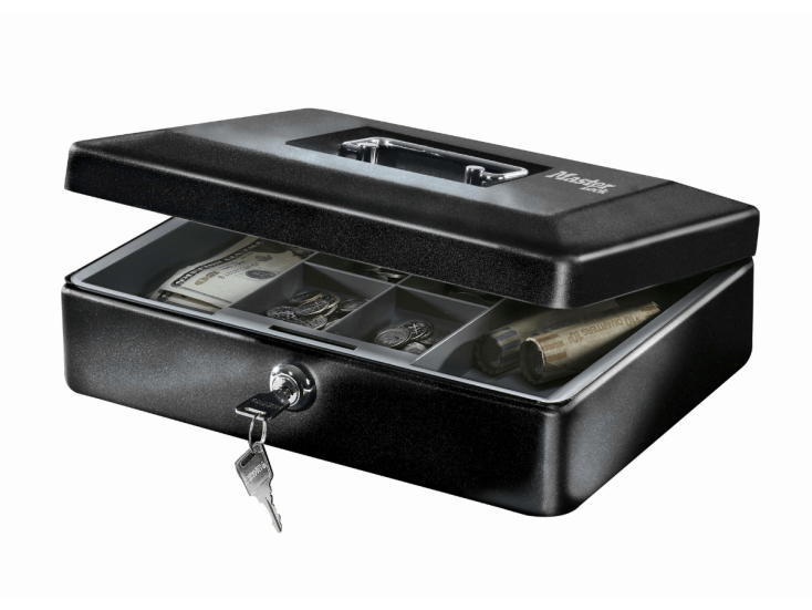 MasterLock CB-12ML Geldkist met tray en handvat