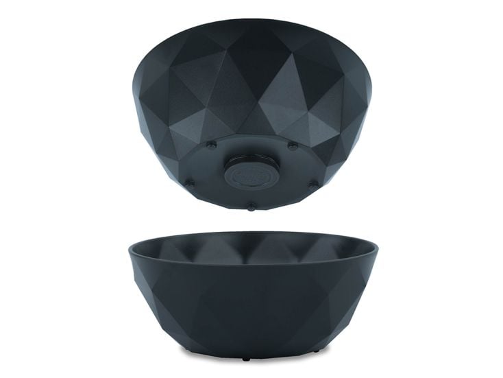 Silwy ⌀16 cm set van 2 Magnetische kunststof kommen - Grey