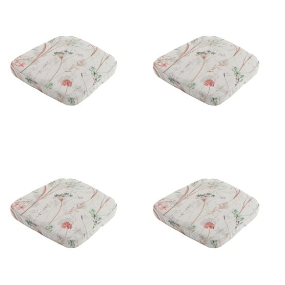 Madison Donna natural canvas eco+ Zitkussen - Set van 4