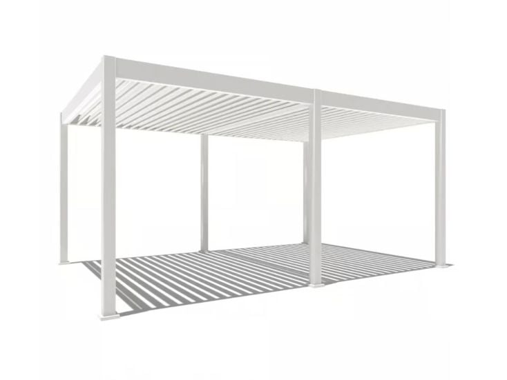 Orion Deluxe 360x530cm elektrische LED overkapping - white