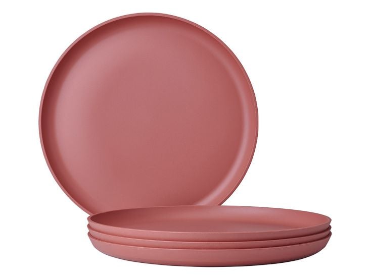 Mepal Silueta 260 mm set van 4 platte borden - Red