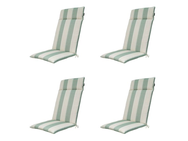 Madison Banda kaki Tuinstoelkussen - Set van 4
