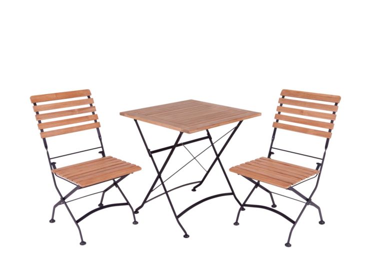 MaximaVida Toscana vierkante bistroset zonder armleuning - 70 cm