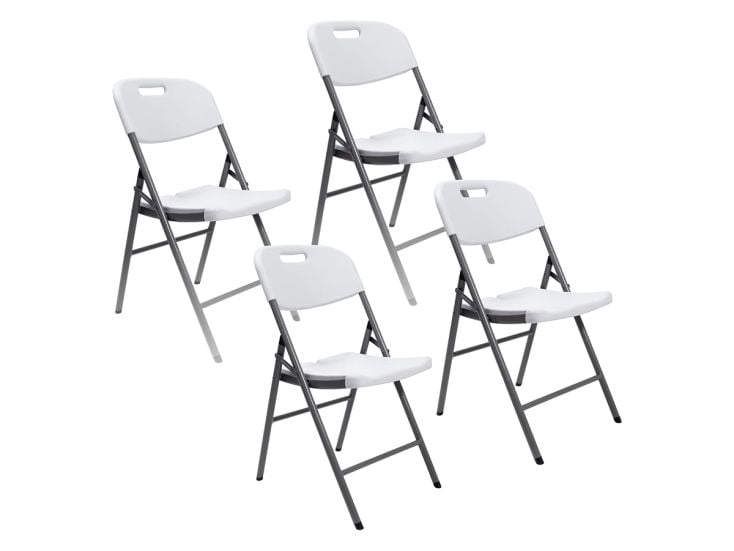 Skandika Masi set van 4 klapstoelen - White