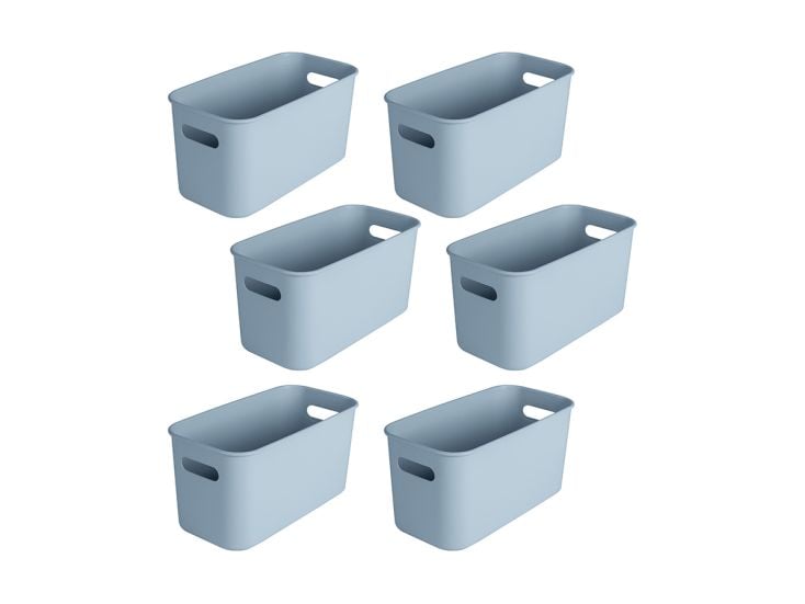 Sunware Sigma home 6 liter Blue cube box - Set van 6
