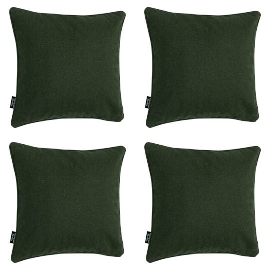 Madison Green canvas eco+ Sierkussen - Set van 4
