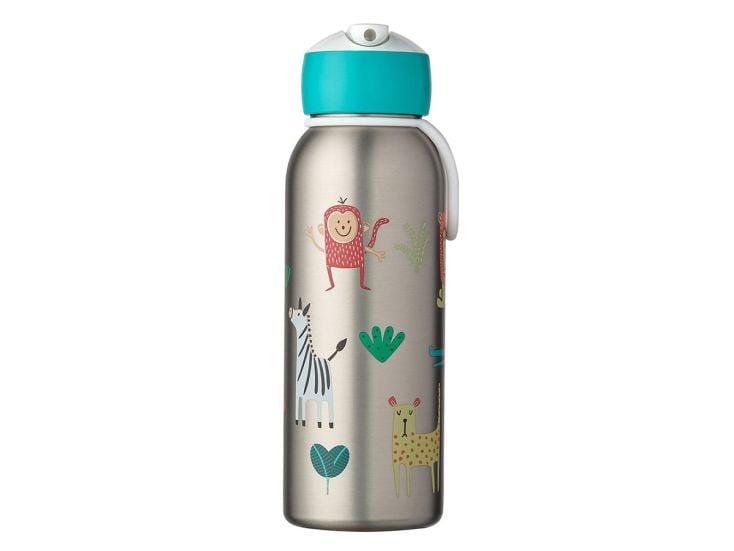 Mepal Flip-Up Campus 350 ml isoleerfles - Animal Friends
