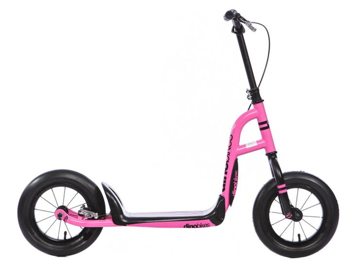 Dino Urban 12 Inch Junior Cantilever step - Pink