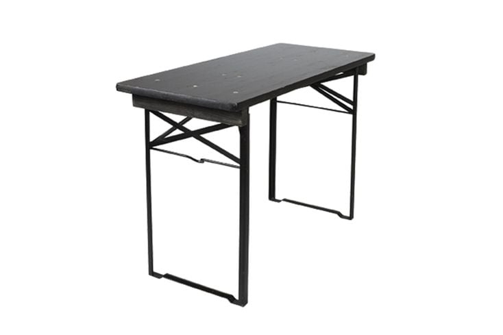 MaximaVida Berlijn 120 cm zwart inklapbare biertafel