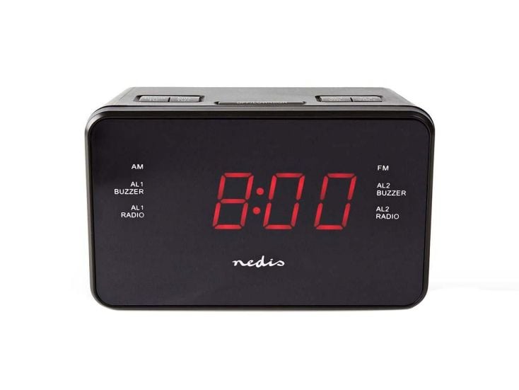 Nedis CLAR002BK Digitale wekkerradio