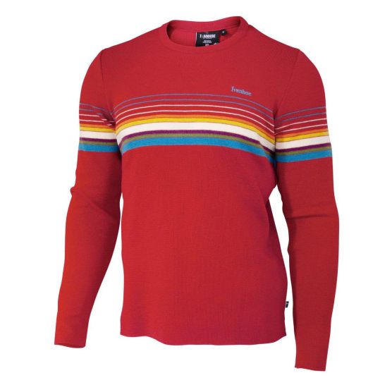 Ivanhoe Retro-Hang Loose Chili wollen trui