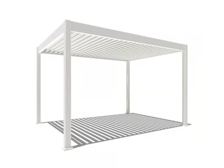 Orion Deluxe 300x400cm elektrische LED overkapping - wit