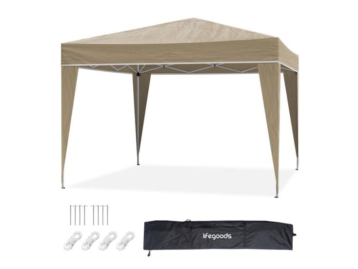 LifeGoods 3x3 m partytent - Beige