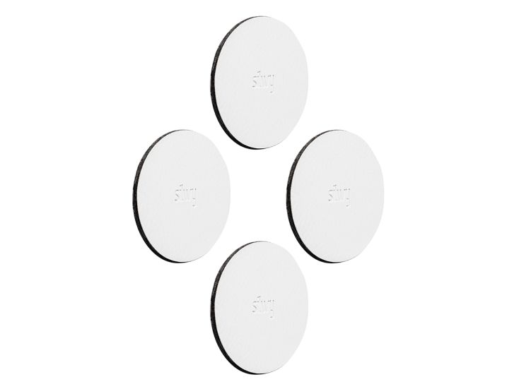 Silwy 5 cm set van 4 metalen nano-gelkussentjes - White