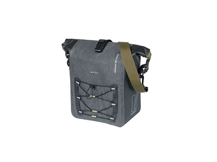 Basil Navigator Storm M 12-15 Liter enkele fietstas - Black