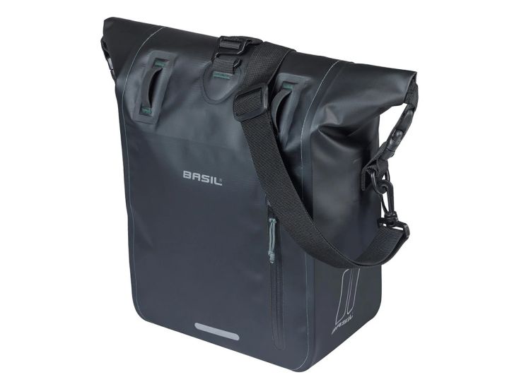 Basil Rivo M enkele fietstas 12-15 L - Black