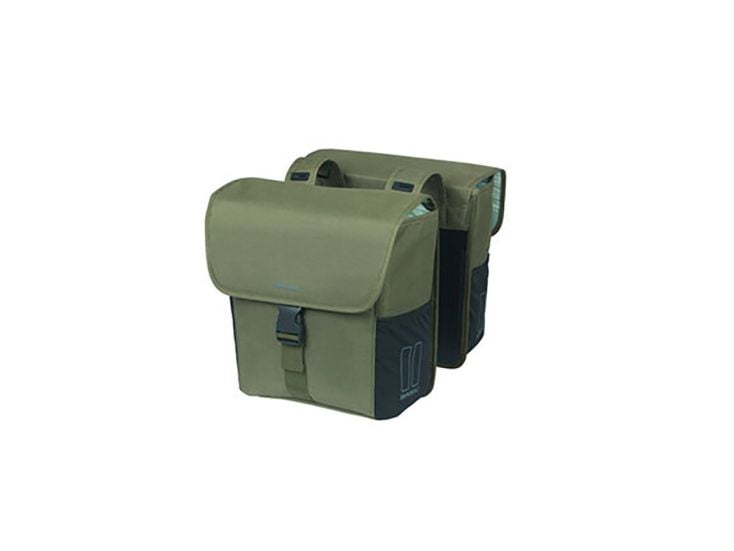 Basil GO 32 Liter dubbele fietstas - Dark Green