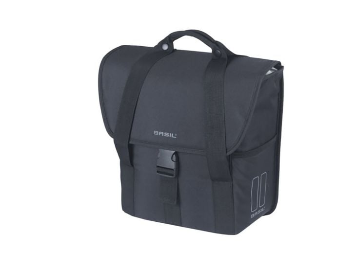 Basil Go enkele fietstas 16 Liter - Black
