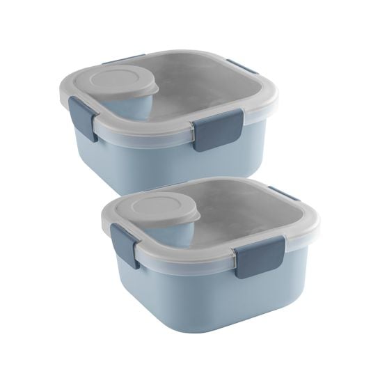 Sunware sigma Home Food set van 2 lunchbox - blauw