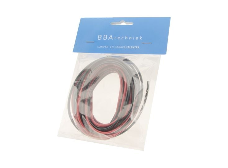 BBA 2 x 1,5 mm² kabel - black/red