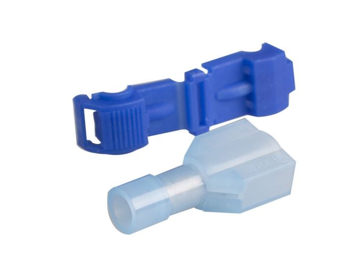 BBA kabelschoen 6,3 x 0,8 mm (2 stuks) - blue