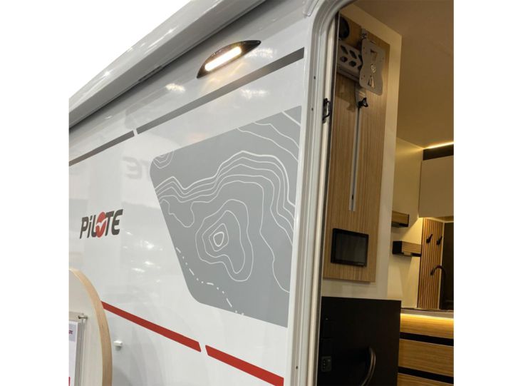 BBA Rome LED voortent/luifel lamp - black