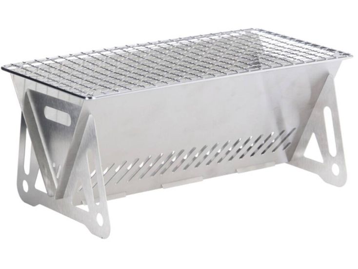 BBQ RVS mini vouwbare houtskoolbarbecue