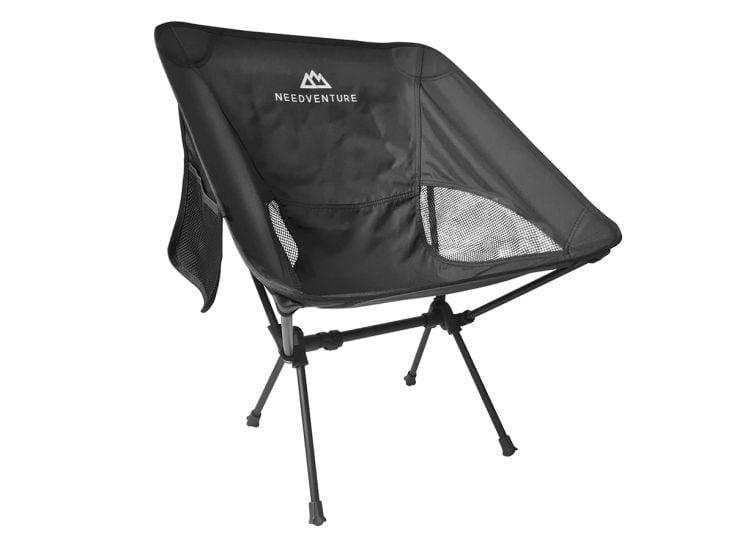 Needventure Black opvouwbare kampeerstoel