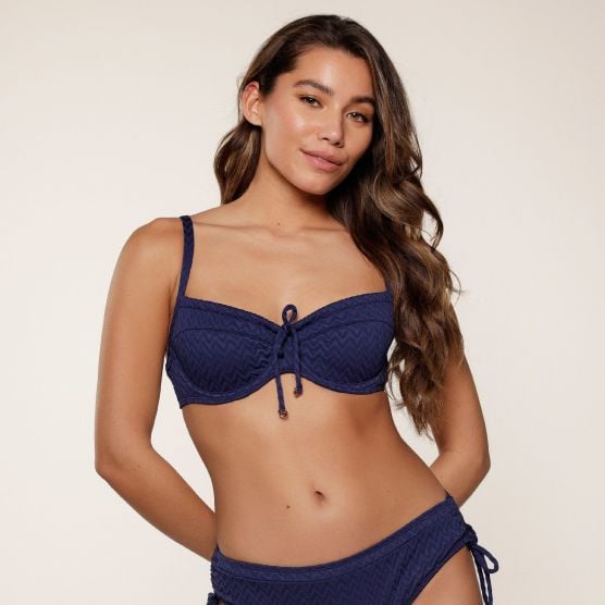 LingaDore 7710A Donkerblauw Beugel Bikini top