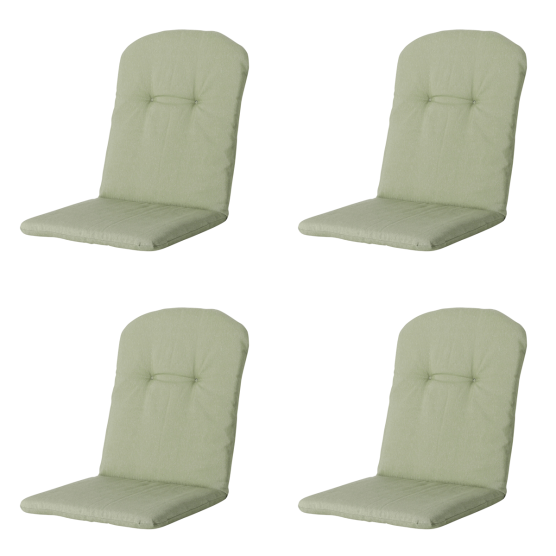 Madison Panama sage Kuipstoelkussen - Set van 4
