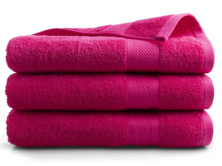 DoubleDry Hotel 70 x 140 cm set van 3 handdoeken - roze